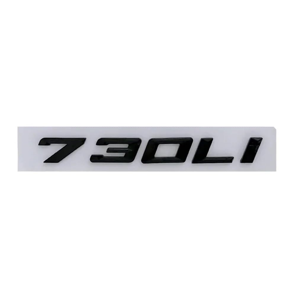 YTQMoreBNZ YYDStes ABS Car Sticker Trunk Emblem Badge Fender Side Decals Compatible With BMW 520Li 528Li 530Li 730Li 740Li 750Li