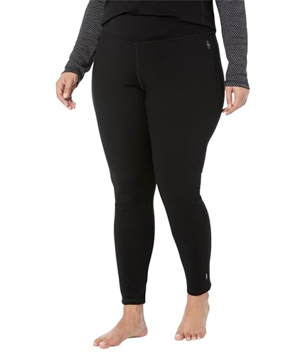 Smartwool Womens Classic Thermal Merino Base Layer Bottom Plus Black 3X