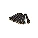 Premium Ebony Acoustic Guitar Bridge Pins,copper ring w/White Pearl Inlay (set of 6)