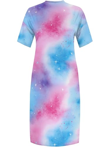 Image of PinkPatty Women's Plus Size Short Sleeve Maxi Dress Casual Loose V Neck Long Dress with Pockets