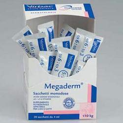 Virbac Megaderm für Hunde und Katzen, 22 Beutel à 8 ml