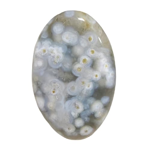Jaspe océan naturel cabochon ovale pour remplacer une pierre perdue sur vos bijoux