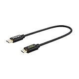 Short Micro USB to USB C Cable 0.65 FT CableCreation USB C to Micro USB OTG 480Mbps Type C to Micro USB Cable to USB C to USB Micro for MacBook Pro Air S21 S20 S10 Pixel 5/4/3/2 etc. 0.2M Black