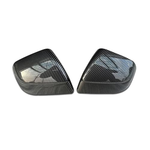 Rearview Mirror Assembly Car Paste Side Door Mirror Cover Exterior ABS Sides Rearview Cover For Tesla For Model Y For Juniper For Launch 2025 Full Door Wing Mirror(Carbon Fiber Look)