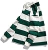 Suéter de Rugby con Rayas de Manga Larga para Hombre, Pullover 6