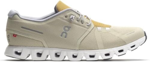 On Men's Cloud 5 Sneakers, Haze/Bronze, 10.5 Medium US2