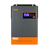 PowMr 6200W Solar Inverter 48V DC to 220V-230V AC, 5.5KW Pure Sine Wave Inverter with 120A MPPT Charge Controller, for 48V Lead-Acid and Lithium Battery, Can be Parallel up to 12 inverters