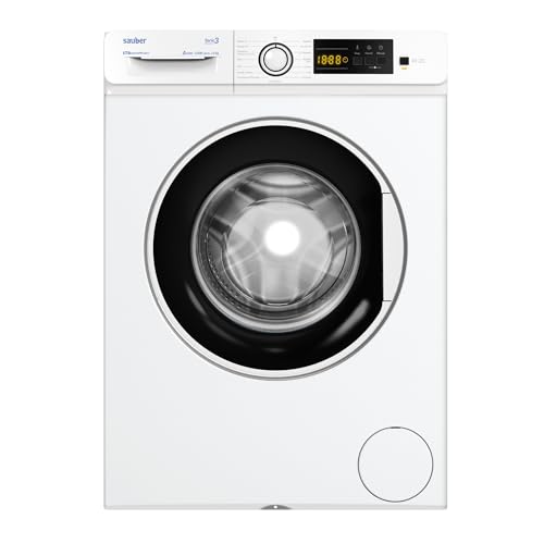 Sauber - Lavadora de carga frontal SERIE 3-W6105V - 6 kg - 1000 RPM - A - Programa Extra Rápido 15 minutos - Media Carga Avanzada- Detección de carga - ENTREGA EN DOMICILIO CON INSTALACIÓN INCLUIDA