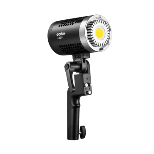 GODOX ML60Bi Bi-Color 60W LED Video Light, 2800K-6500K Color Temperature, CRI 96+ TLCI 97+, 10100Lux@1m with Reflector, 7 FX Effects, Slient Mode Design, Multiple Control Methods GODOX ML60Bi Bi-Color 60W LED Video Light, 2800K-6500K Color Temperature, CRI 96+ TLCI 97+, 10100Lux@1m with Reflector, 7 FX Effects, Slient Mode Design, Multiple Control Methods
