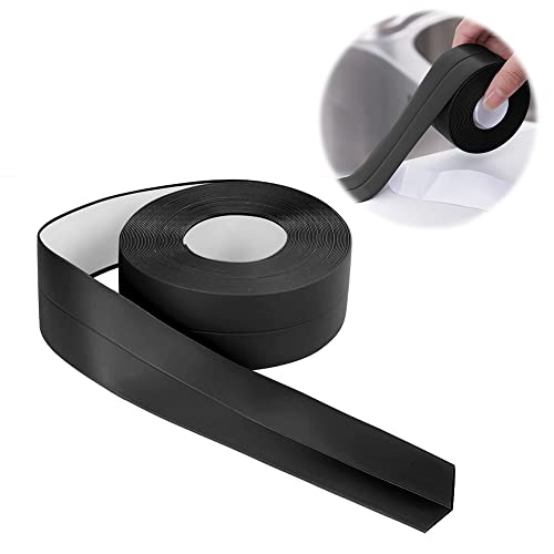 IVEOPPE Rodapiés Autoadhesivo - 12m x 32mm Rodapies de PVC Flexible, para Cocina y Baño, Blanco