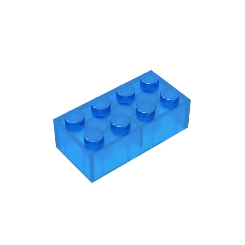 Gobricks 3001 Basic Bricks Brick 2x4 50 Pieces GDS-542 Compatible with Lego Building Blocks Color:Trans-Dark Blue — image 1