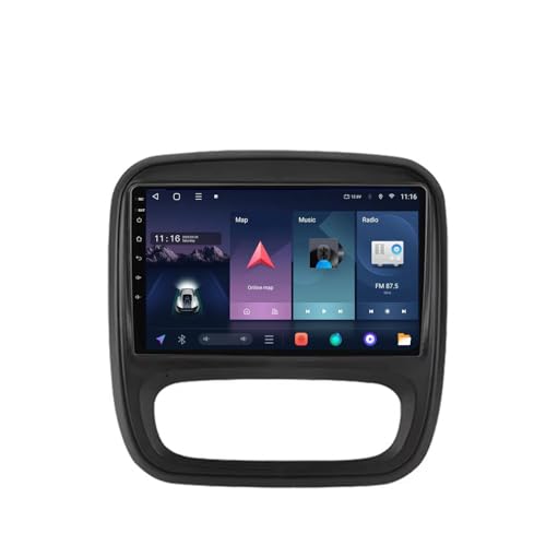 Radio Coche 2 DIN con Carplay inalámbrico y Bluetooth para Nissan Qashqai X-Trail