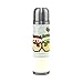 TIZORAX Noël Famille de Chouettes Double paroi sous Vide Tasse Isotherme en Acier Inoxydable Bouteille D'eau Mug de Voyage Thermos Tasse à café 481,9 Gram