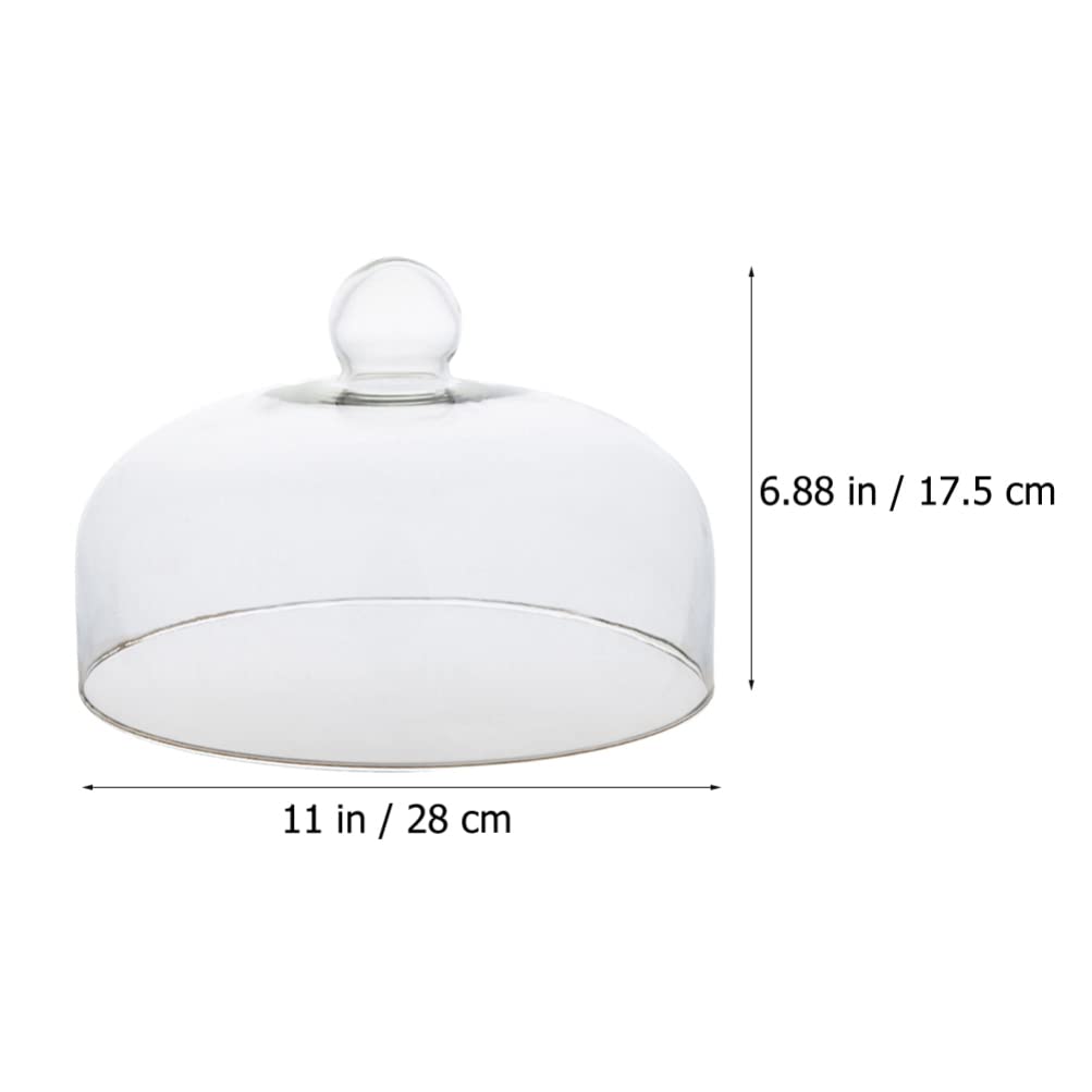 Holibanna Cake Display Cover Round Cake Stand Dessert Cloche Dessert Cover Destert Piano Piano Piano Cover per Cover con per 28X28cm Porta Torta
