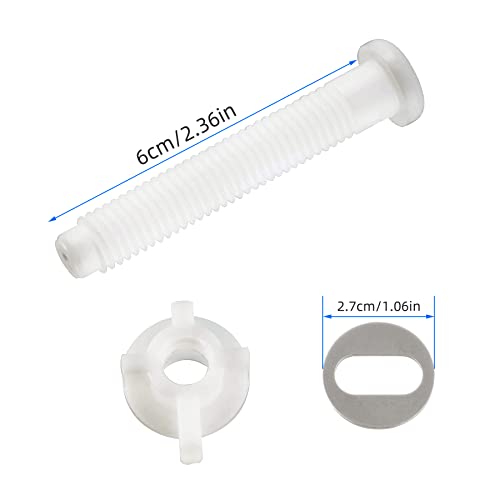 Universal Toilet Seat Hinge Bolt Screw For Top Mount