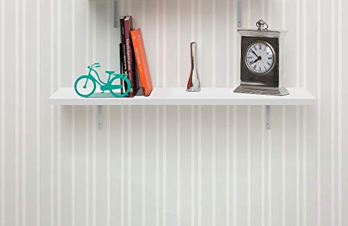 BemFixa Decora Prateleira Retangular, Branco, 50 x 25 cm