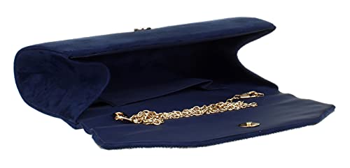 Pochette rigide cadre diamante pour protéger vos objets en soirée