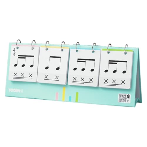 Cartes de rythme musical pour piano et kit d'apprentissage de base de lecture
