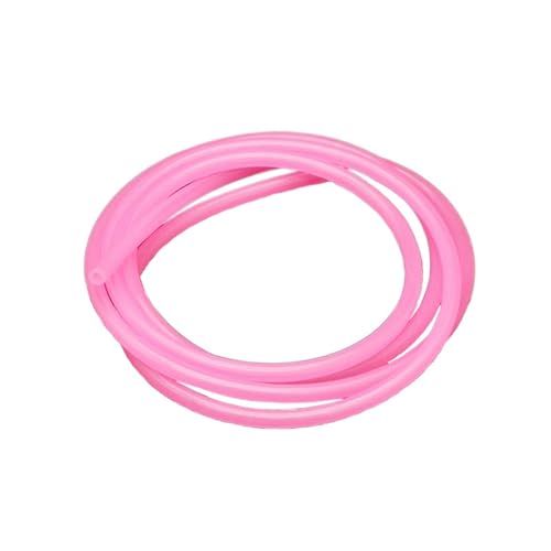 drain hose Flexible Rubber Hose Thickness 1mm Food Grade Soft Drink Pipe Water Connector Silicone Tube ID 1mm 2mm 3mm 4mm 5mm 6mm 7mm 8mm water pump (Color : Pink, Size : ID 2mm x 4mm OD)