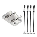Eujgoov Pince à Souder en Aluminium Robuste avec Mâchoire en Céramique, Fixation de Soudage Réglable pour Circuits Imprimés, PCB, Fils et Bijoux, Outil Stable pour le Bricolage et la
