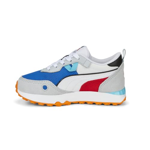 PUMA Kids Boys Rider Fv Future Vintage Lace Up Sneakers Shoes Casual - Blue, Grey, Red, White3