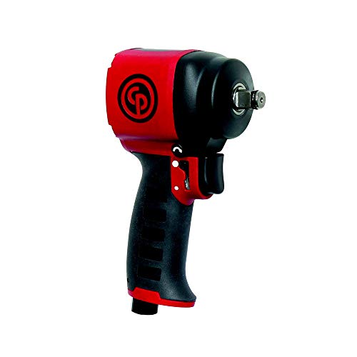 Chicago Pneumatic Cp7732C Air Impact Wrench (1/2 Inch), Air Impact Gun Industrial Repair & Assembly Tool, Pistol Handle, Single Hammer, Max Torque Output 461 Ft. Lbf/625 Nm, 9410 Rpm #TOP1