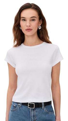 AMO Women's Jade Tee, White, S