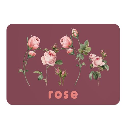 Sets de table en liège grand format napperons fleurs minimaliste chic