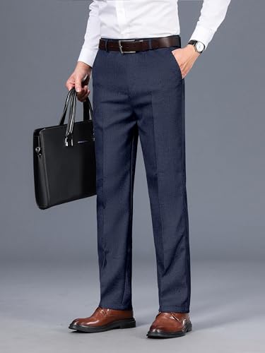 Image of AVANOVA Men's Casual Pants - Stylish Regular Fit Trousers for Men, Comfortable Office & Casual Pant, Modern Formal Look (Trouser 270)