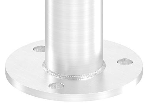 Edelstahlpfosten Mittelpfosten 42,4mm - 1190mm Für Wandmontage Mit M8 Gewinde