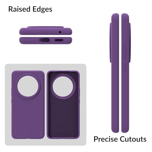 Image of SPRIG Compatible with iQOO Z10 Premium SilkTone Back Cover Drop Tested Shock Proof Mobile Case for Men, Women, Boys and Girls with Camera Protection (Purple)