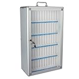 Handy-Aufbewahrungsbox Mit Schlüssel Für 6 Bis 60 Fächer – Handyhalter-Schrank Für Schüler, Klassenzimmer, Werkstätten, Zur Wandmontage Und Zur Geräteverwaltung(60 Bits)