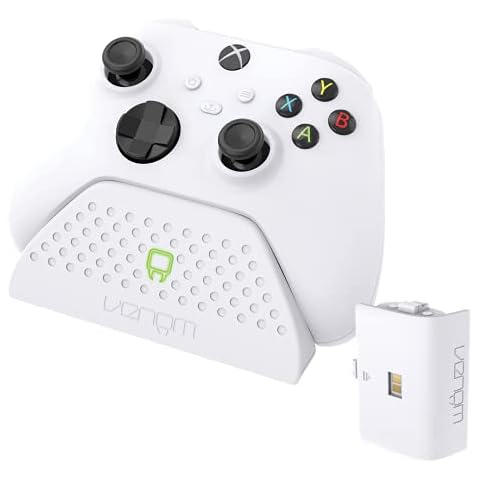 Venom Charging Dock with Rechargeable Battery Pack - White (Xbox Series X & S/Xbox One) Cover