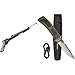 Cressi Apache Fucile Pesca Subacquea, Unisex Adulto, Nero, 60 & Vigo Knife, Coltello Professionale Subacqueo per Immersioni E Apnea Unisex Adulto, Nero/Grigio Lama Silver, 23.5 Cm