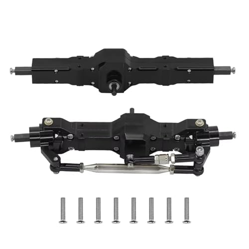 Essieux RC métal noir pour corriger le jeu mécanique WPL C24 C14 C74 Feiyu