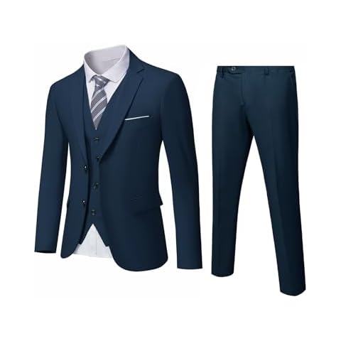 YND Men's Slim Fit 3 Piece Suit Set Cover