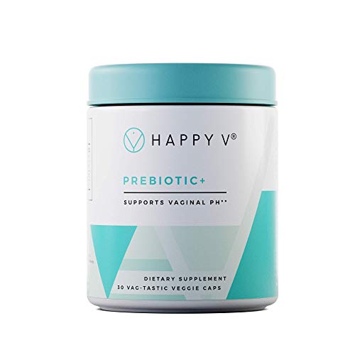 Happy V Womens Prebiotic Fiber - Natures Best D Mannose for UTI & Organic Oregano Oil for Candida Cleanse Yeast Infection Treatment for Women - Supports Growth of Beneficial Bacteria - Vegan Capsules