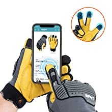 Vgo... 1-Pair Safety Work Gloves, Mechanics Gloves, Impact Gloves, Anti-Vibration Gloves, Water-Repellent Gloves, Heavy Duty (Size L, Gray, Ca7725) #TOP5