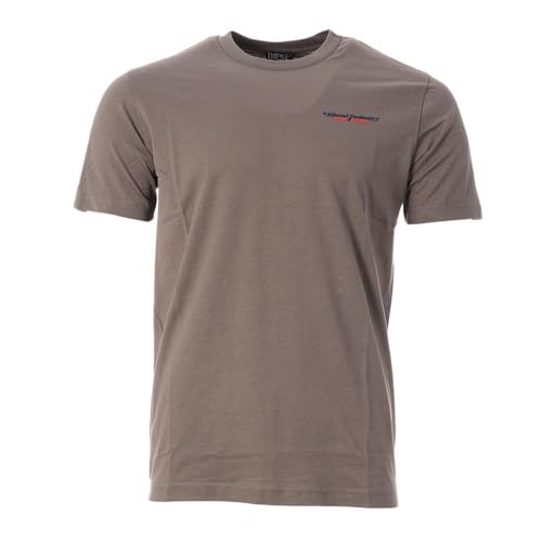 Diesel Maglietta T-Shirt Grau für Herren T-Just Small Ind Off grau L