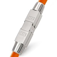 HB-DIGITAL 1x CAT 7 LSA werkzeugloser Netzwerkkabel Verbinder CAT 7 STP feldkonfektionierbare Kupplung Adapter Verlängerung für LAN Verlegekabel Ethernet Installationskabel – Ansicht 1