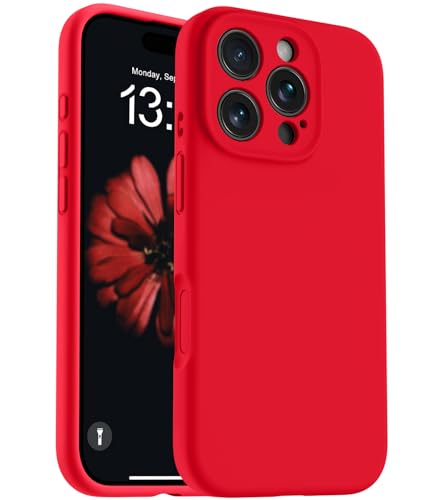 Coque iPhone 16 Pro Max MagSafe rouge antichoc avec contrôle appareil photo