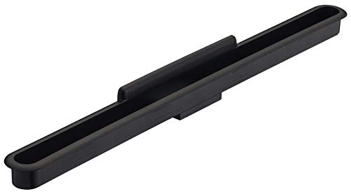 Preisvergleich Produktbild Gedotec Tablethalter Schreibtisch Kabeldurchlass zum Einfräsen - H1817 / Tablet-Ständer mit Länge: 283 mm / Kunststoff schwarz / 1 Stück