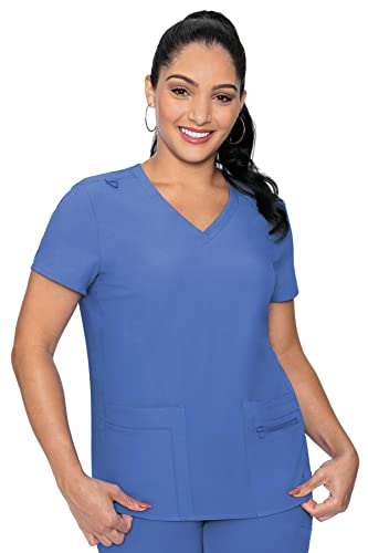 Med Couture Women's Energy Collection Knit Back Top, Ceil, Medium