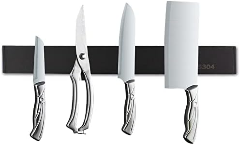 Joyart Porta Coltelli Cucina magnetico, 30 CM In Acciaio Inossidabile Per Montaggio A Parete per Tenere in Ordine coltelli Utensili da Cucina Attrezzi