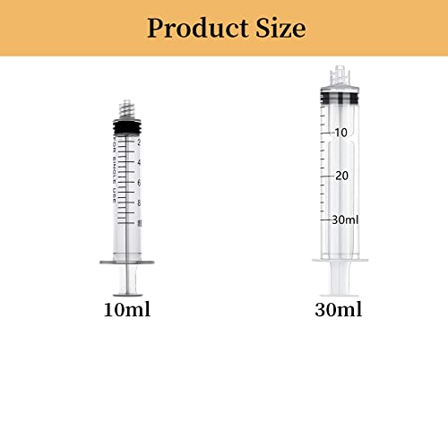 Image of Pet Feeding Syringe with Nipple, Silicone Feeding Tools for Kitten Puppy Feeding Syringe for Newborn Cat Dog Small Animals Rabbits (10ml+30ml)