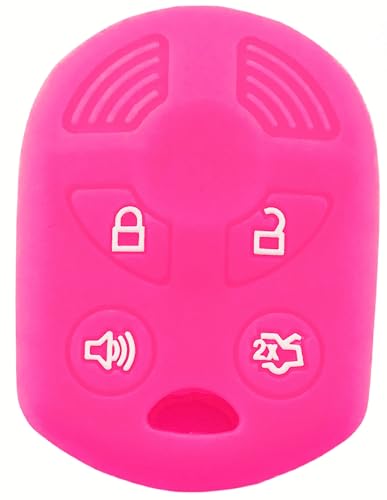 Coque de clé Ford Fusion silicone 4 boutons évite les rayures