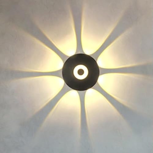Image of One94Store LED Outdoor UP Down Wall Light 7 Watt Rainproof & Shockproof Aluminium Body 6 Way Wall Step Light Fixture Pack of 1 (Warm White) | with 3 Month warrenty