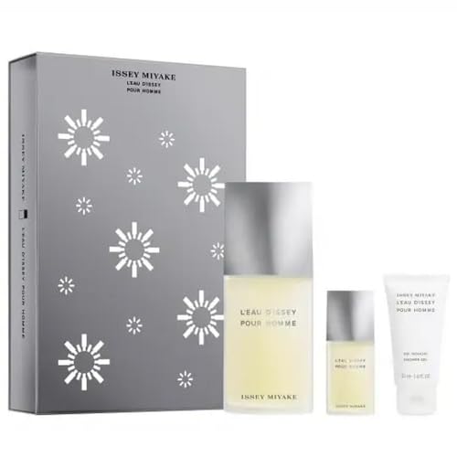 Issey Miyake L'eau D'issey Pour Homme 3-Piece Set for Men, (4.2 Oz Eau De Toilette Spray + 0.5 Oz Eau De Toilette Spray + 1.6 Oz Shower Gel) image 2