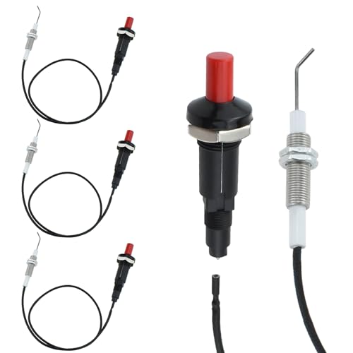 DALQUIS Grill Igniter Replacement, 4-Pack Universal Propane Push Button