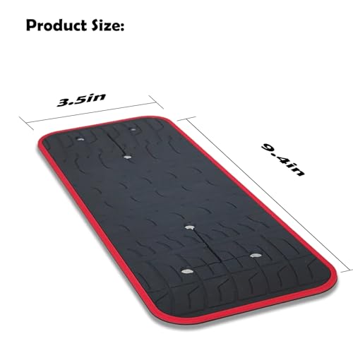 Car Scratch Protector for Trunk Bike Rack, Anti-Scratch Anti-Collision Non-Slip Silicone Pads, Car Paint Protective Pads Car Tire Pattern Non-Slip, Bike Car Rack Accessories(Extended Version 6 Pack)
